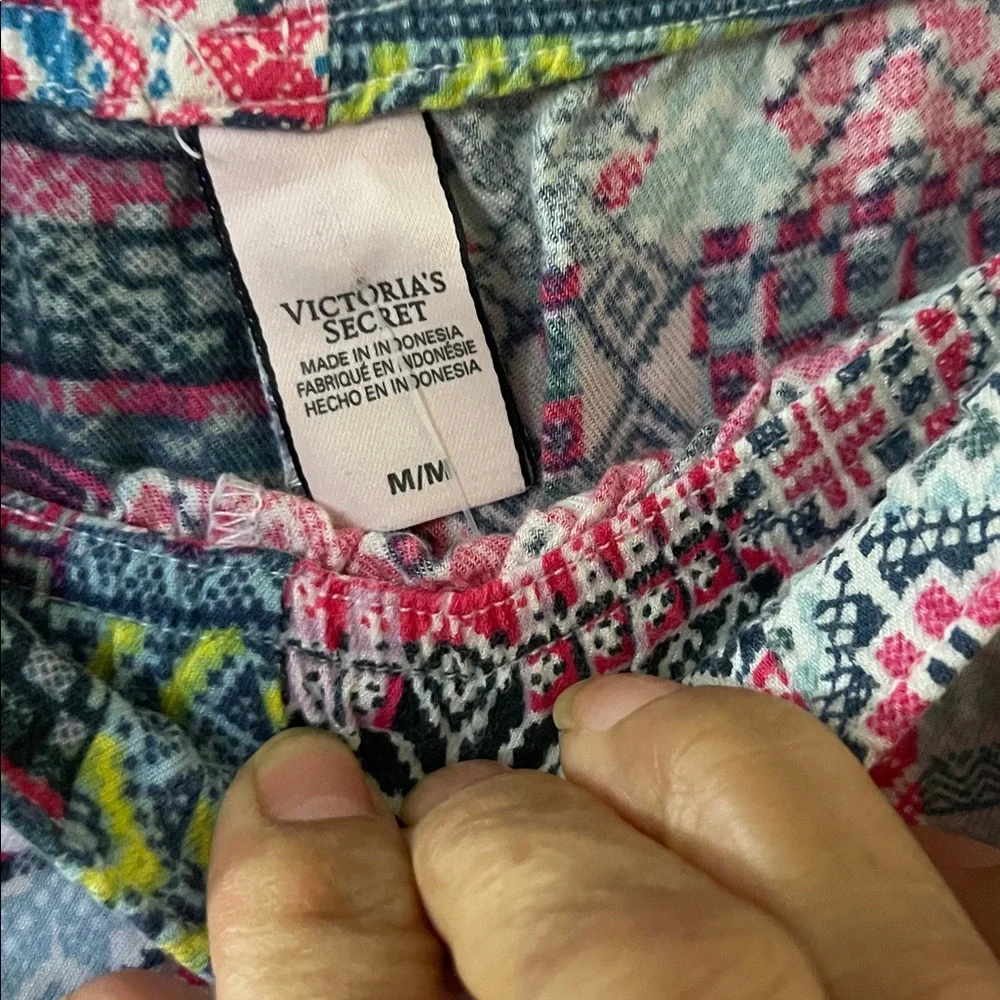 Victoria’s Secret Vintage Patchwork Pajama Pants Medium